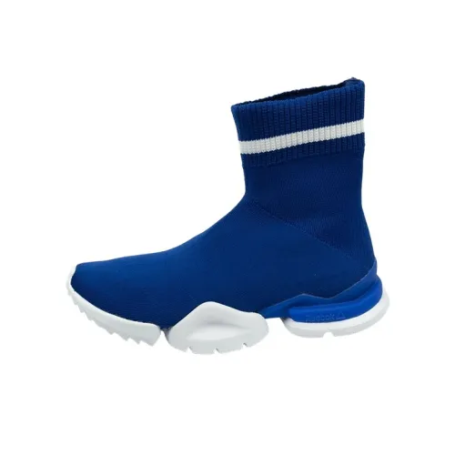 Reebok совместный бренд Высокие беговые кроссовки унисекс синие