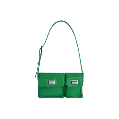 By Far Baby Billy ПВХ и ПУ (полиуретан) Сумка через плечо Сумка на плечо Женская Травяной зеленый