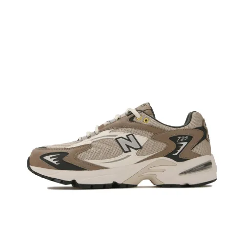 New Balance NB 725 Амортизация Износостойкий Низкий Топ Беговые кроссовки Унисекс Коричневый
