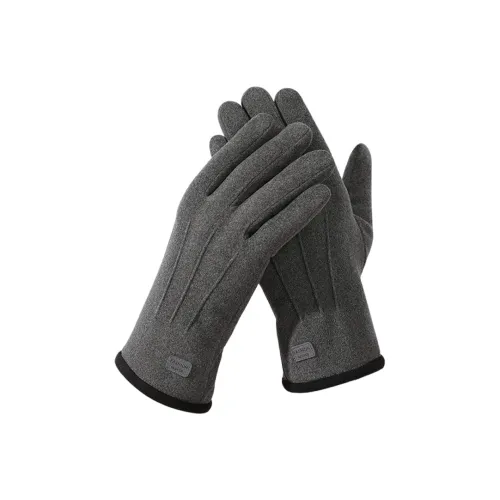 Youyoulan Полиэстер Эластан Плюшевая Пряжа Хлопок Перчатки Мужские