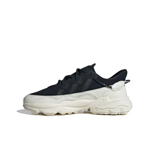 Adidas Originals Ozweego Balance Увеличение Высоты Низкий Топ Толстая Подошва Кроссовки Унисекс Бежевый Черный