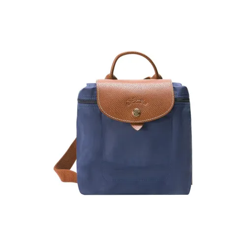 LONGCHAMP Le Pliage Ткань Рюкзак Мини Женский Синий