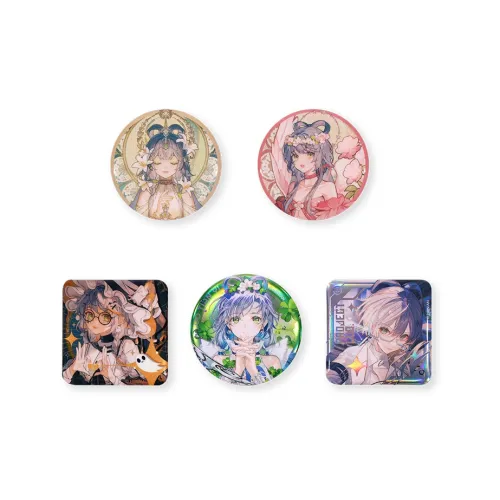 BEMOE Vsinger Ло Тяньи Жестяной значок Освежающее лето Возлюбленный Priest PROJECTLUO Медовая любимая мерч по IP