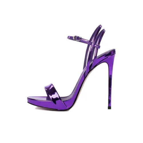Le Silla Gwen One Strap Sandals 12cm Women's Purple