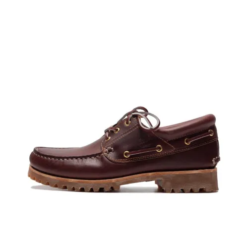 Timberland AUTHENTICS Collection Топсайдеры Темно-красный Мужской