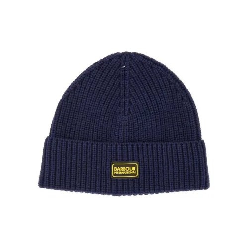 BARBOUR Хлопок Шапки-бини Мужской Темно-синий