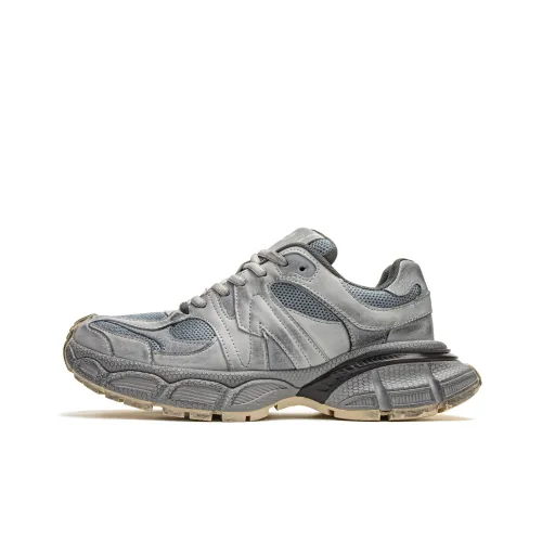 Youthloser Slip-resistant Abrasion-resistant Low Top Footwear Unisex Gray Юнитслип Резиновый противоскользящий Аbrasion-resistant Низкий топ Обувь Унисекс Серый