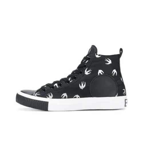 McQ Alexander McQueen Высокий топ Повседневная обувь Мужская Черная