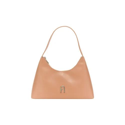 Furla Diamante Телячья кожа Сумка через плечо Маленькая Женская Светло-коричневая