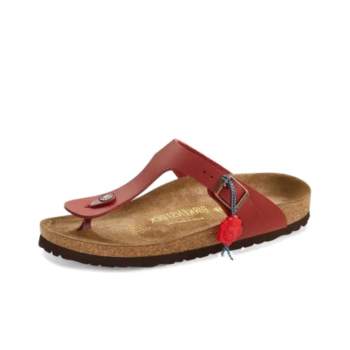 Birkenstock Gizeh Шлепанцы Женские Красный Стандартный