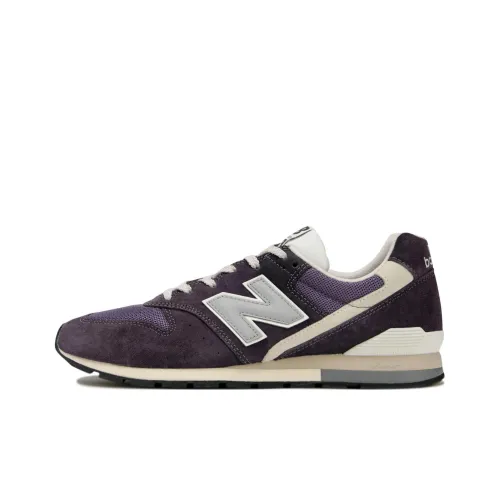 New Balance NB 996 Амортизация Износостойкий Низкий Топ Беговые кроссовки Унисекс Фиолетовый