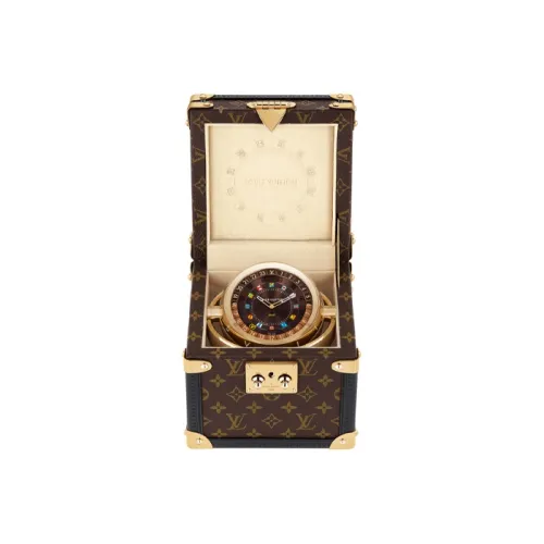 LOUIS VUITTON Основная часть Кварцевый механизм Настольные часы Унисекс Кофе Q1Q040