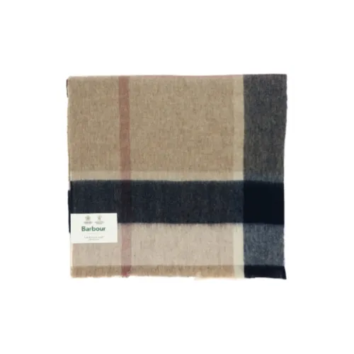 BARBOUR Вязаные шарфы Женские Коричневый