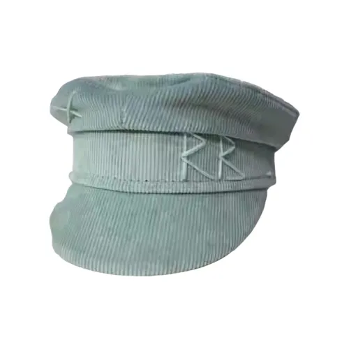 Кепка газетчика RUSLAN BAGINSKIY Женская Зеленая