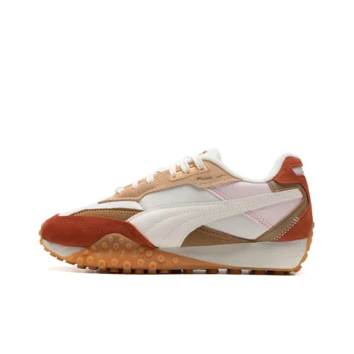 PUMA Blktop Rider Повседневный Низкий Топ Белый Красный Унисекс