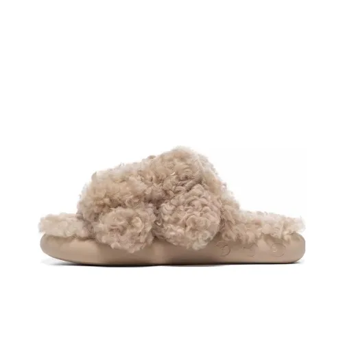 LI NING 1990 Слипоны Женские Молочно-коричневый