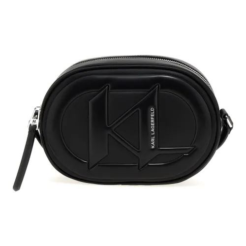 Karl Lagerfeld Сумка через плечо из коровьей кожи женская черная