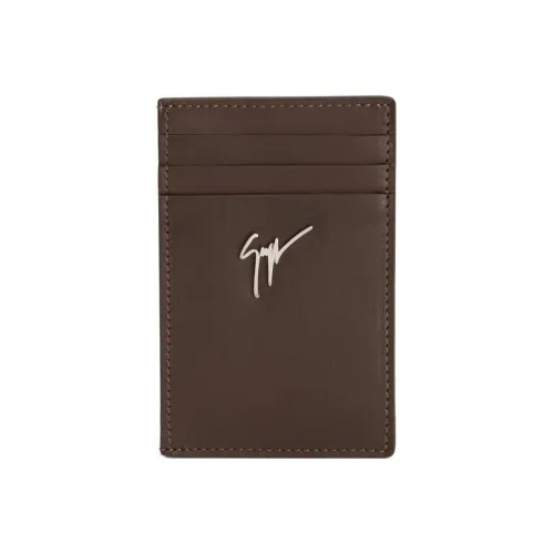 Giuseppe Zanotti GZ Кожа Держатель для карт Держатель для карт Мужской Умбра