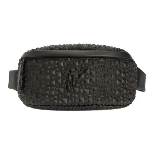 Giuseppe Zanotti GZ Кожа с Синтетической Тканью Сумка через плечо Унисекс Черный