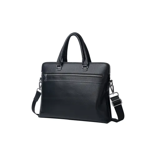 Slazenger Натуральная кожа Портативный Одно плечо Через плечо Доска Обычный Мужской Черный