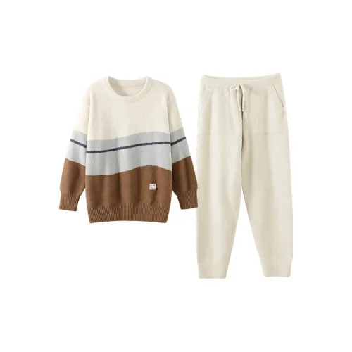 JINGYUN Груша Белый Женские Пижамные Комплекты