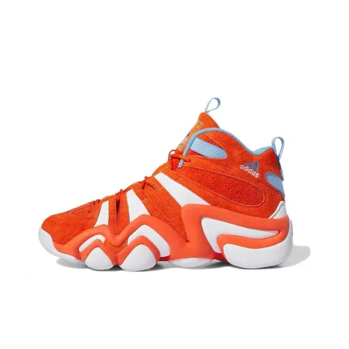 Adidas Crazy 8 Винтажные Баскетбольные Кроссовки Высокие Топы Оранжевые Белые Унисекс