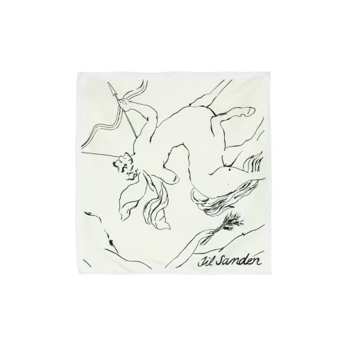 JIL SANDER Шелковые шарфы Мужской