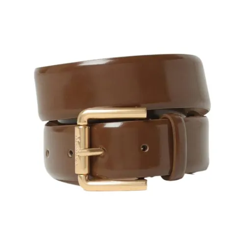 MaxMara Кожаные ремни Женские Коричневый