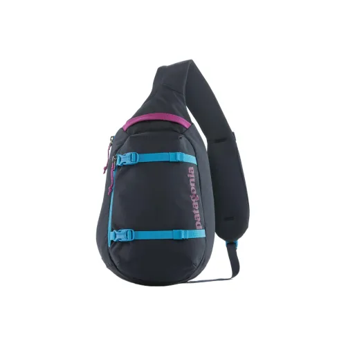 Patagonia Переработанный полиэстер Одно плечо Через плечо Бананка Sling Сумка Обычный Унисекс Темно-синий