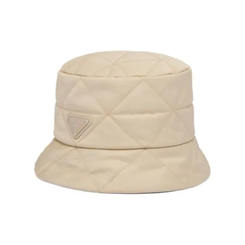 PRADA Шляпы ведра Женские Бежево-желтые