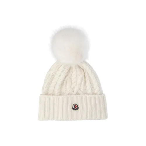 Moncler Полиэстер Шапки-бини Женские Белые