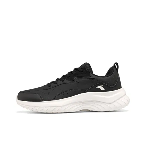 361° Устойчивые к истиранию низкие беговые кроссовки для мужчин черно-белые