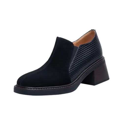 F·LOVES·f Лоферы 5,5 см Женские Черные