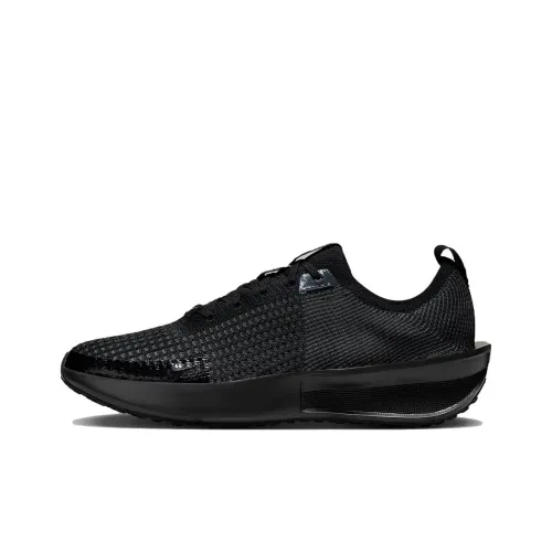 Nike Interact Run Slip-Resistant Low Top Casual Running Shoes Men's Black Найк Interact Run противоскользящий низкий топ повседневные беговые кроссовки мужские черные