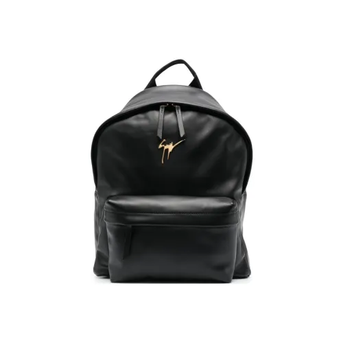 Giuseppe Zanotti GZ Leather Backpack Regular Men's Black