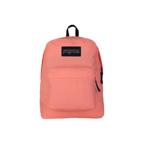 JanSport Полиэстер Рюкзак Стандартный Унисекс Персиково-Розовый
