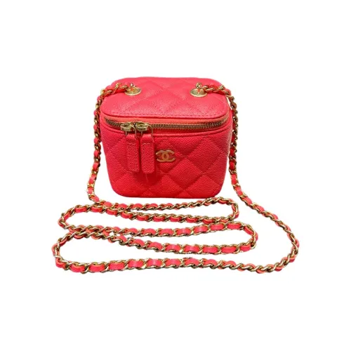 CHANEL С рельефом Тисненый Коровья кожа Коробка Сумка Сумка через плечо Мини Женская Розовая