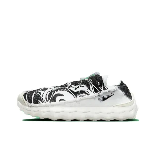 Nike ISPA Mindbody Противоскользящий Устойчивый к истиранию Низкий Топ Casual Унисекс Белый Черный