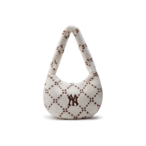 Mlb Base Logo New York Yankees Полиэстер Сумка через плечо Женская Темно-кремовый