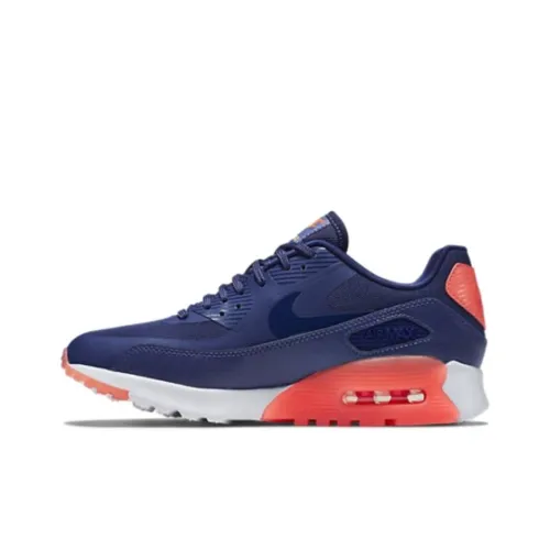 Nike Air Max 90 Износостойкий и Легкий Низкий Топ Воздушная Подушка Повседневные Беговые Кроссовки Женские Синий