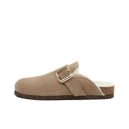 FLATTERED Cora Домашние тапочки 1 см Женские Коричнево-бежевые