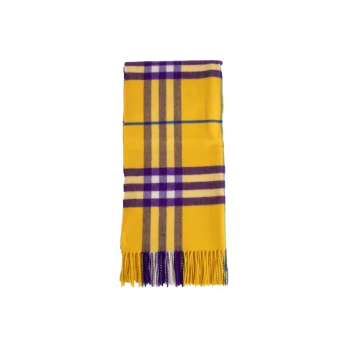 Burberry Вязаные шарфы Женские Желтые