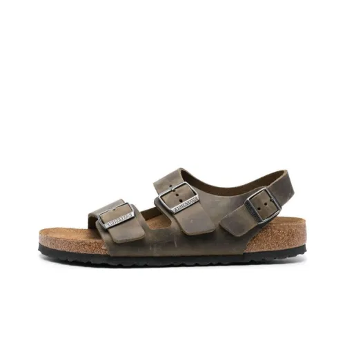 Birkenstock Пляжные сандалии Мужские Темный хаки