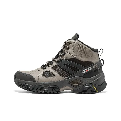 Skechers Износостойкий и Водонепроницаемый MID Топ Уличная обувь Мужской Natural