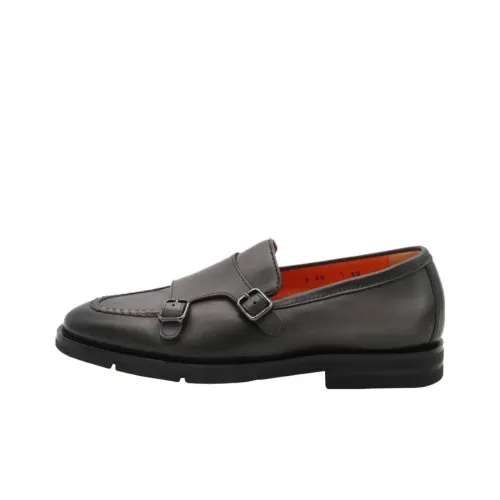 Santoni Лоферы Серые Мужские