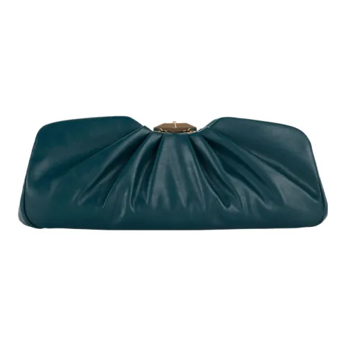 Elisabetta Franchi Синтетическая кожа Клатч Большой Женский Зеленый