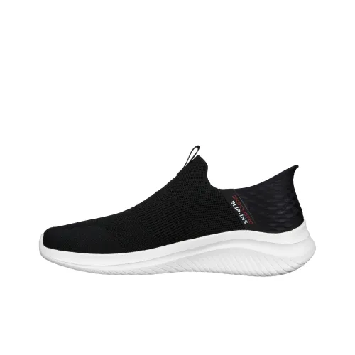 Skechers Hands Бесплатно Slip ins Дышащий и Износостойкий Низкий Топ Casual Мужской Черный
