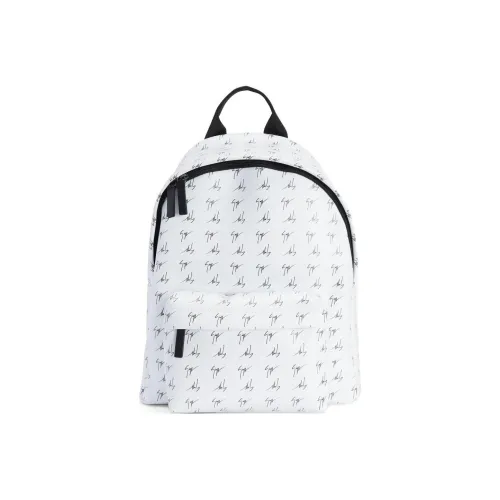 Giuseppe Zanotti GZ Текстиль Кожа Рюкзак Мужской Белый