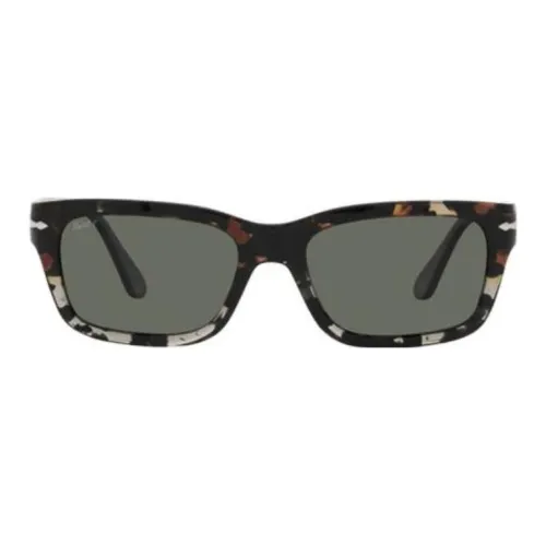 PERSOL Ацетат Квадратные Солнцезащитные Очки Мужские Черные