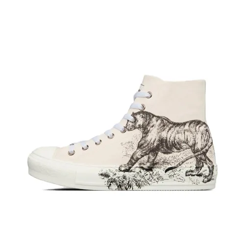 DIOR Walk'n'Dior Платформа Высокие Кроссовки для скейтбординга Женские Белые